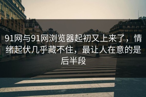 91网与91网浏览器起初又上来了，情绪起伏几乎藏不住，最让人在意的是后半段